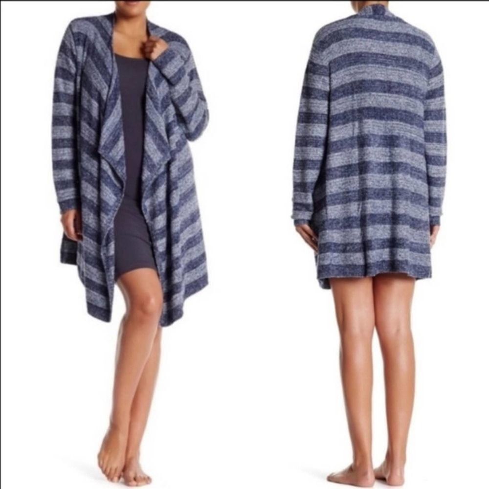 Barefoot Dreams Bamboo Chic Lite Blanket Sweater Warm Cozy Comfy Knee Length